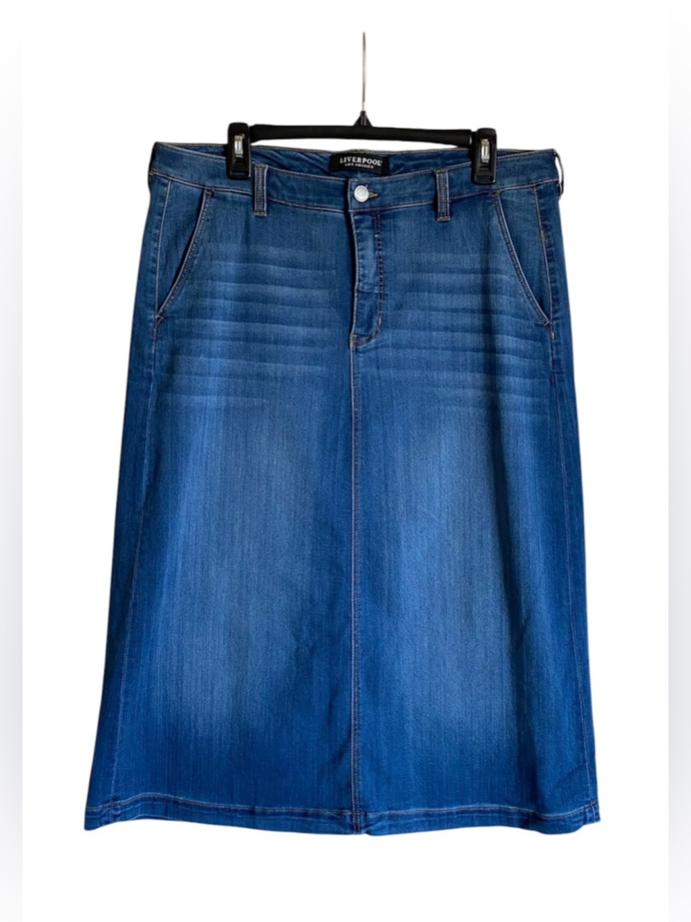 Women’s LIVERPOOL Long Denim Jean Skirt 16/33